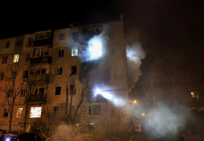 Atac cu rachete asupra Kievului FOTO EPA-EFE