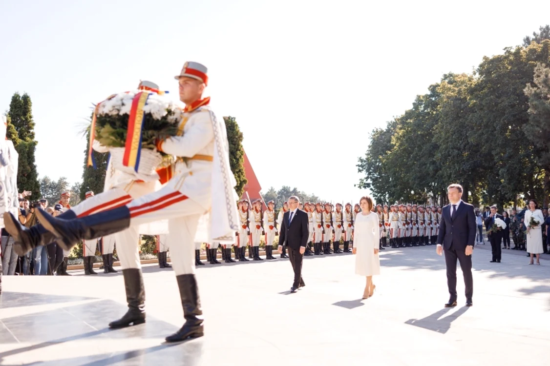 Maia Sandu a venit cu un mesaj de Ziua Independenței. FOTO: Presedinte.md