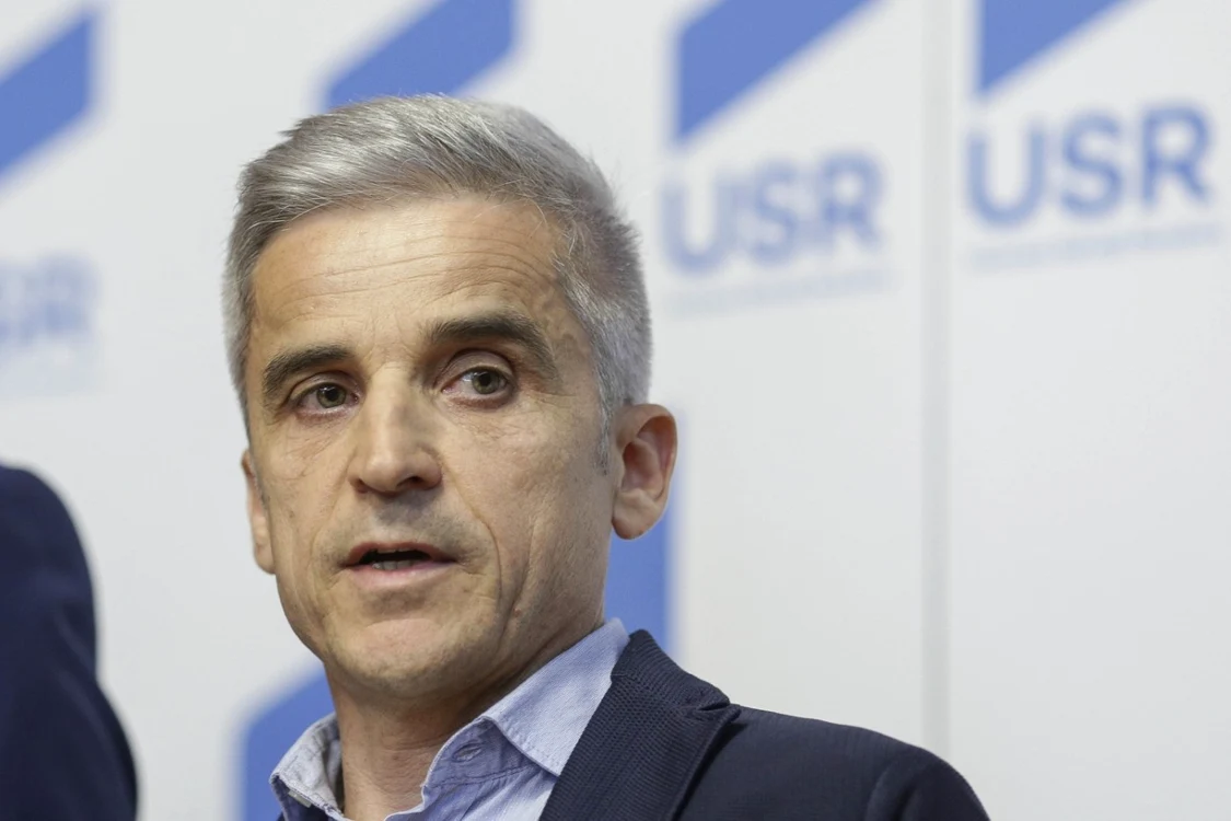 Liderul interimar al USR, Elek Levente. Inquam Photos