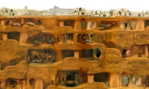 Au trăit vreodată oamenii sub pământ? Misteriosul oraș subteran Derinkuyu jpeg