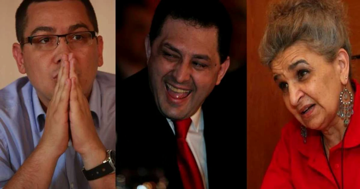 Victor Ponta, Marian Vanghelie şi Aura Vasile