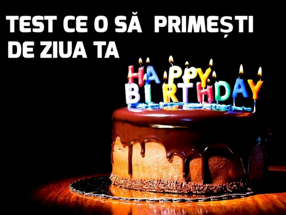 
    Test - Ce o să primești de ziua tafoto: playbuzz.com  