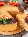 Desert simplu cu napolitane si crema de caramel  Sursa imagine shutterstock 1988597801 jpg