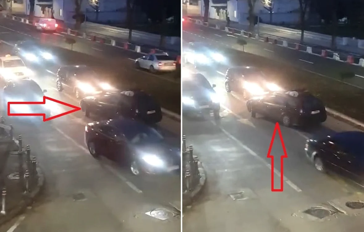 Şofer pe contrasens în Constanţa Captură video