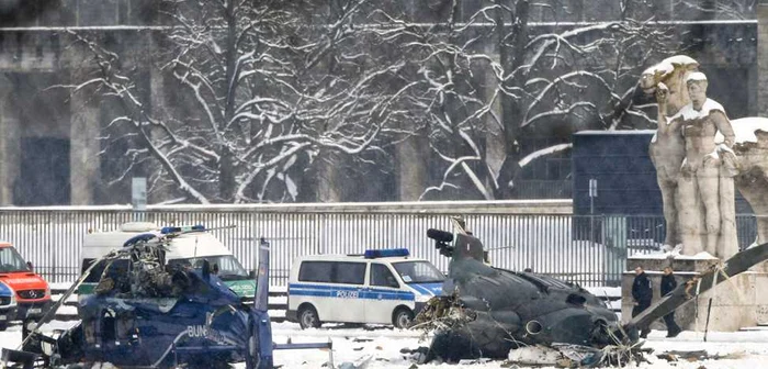 Două elicoptere ale poliţiei germane s-au ciocnit deasupra Berlinului FOTO Reuters