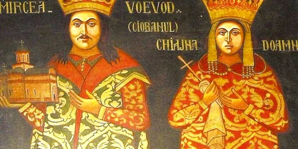 Mircea Ciobanul şi Doamna Chiajna. FOTO