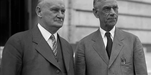 Smoot and Hawley standing together, April 11, 1929 jpg