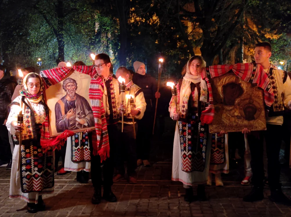Pelerinajul Luminii, la Galați FOTO: C. Mazilu