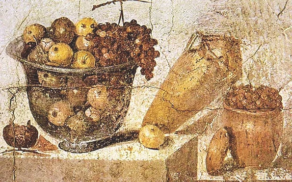 Fructe, fresca Pompeii (@wikipedia)