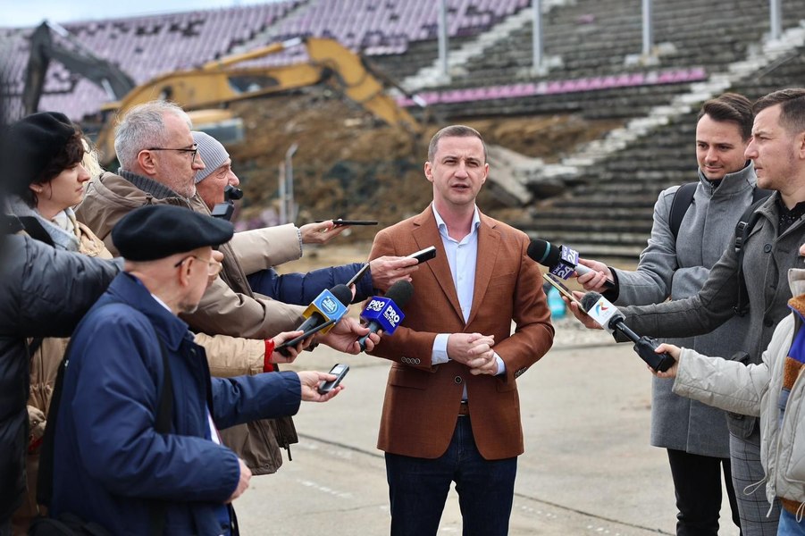 Ce spune șeful CJ Timiș despre oprirea investițiilor la stadionul de 140 de milioane de euro. „Nu voi accepta”