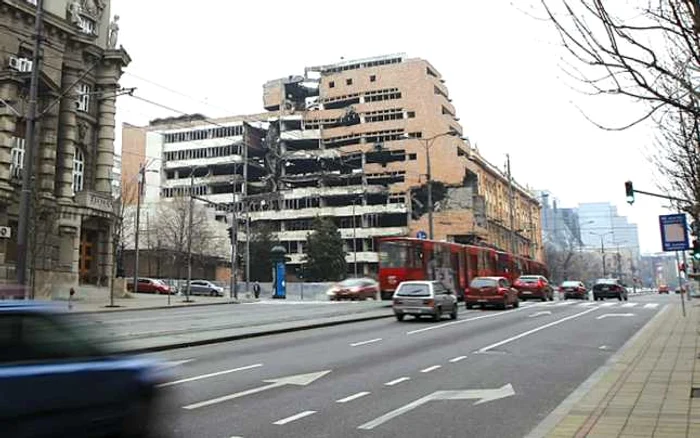 Clădirile care au fost bombardate sunt repere turistice