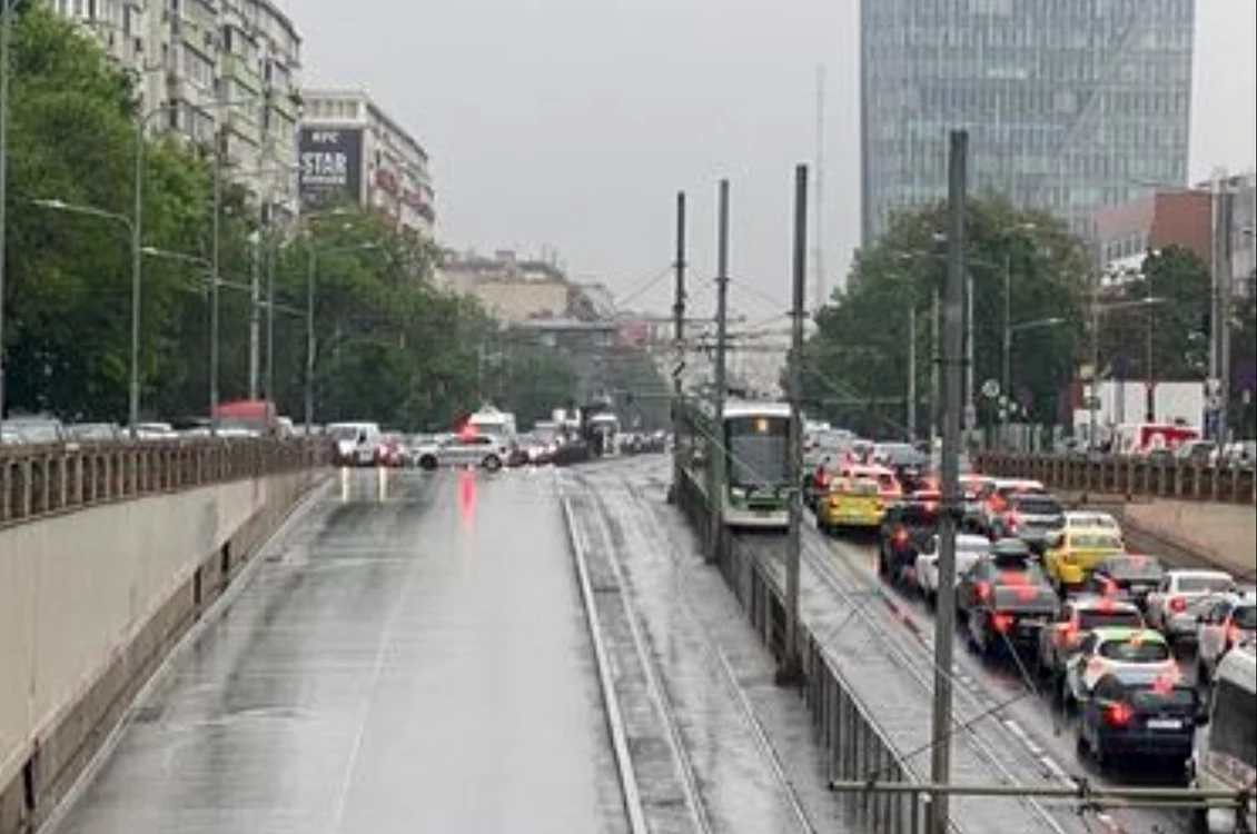 Blocaj la Pasajul Victoriei FOTO Adevărul