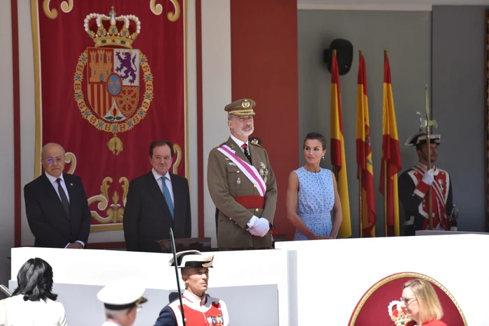 Regina Letizia şi Regele Felipe al Spaniei. Foto: Profimedia