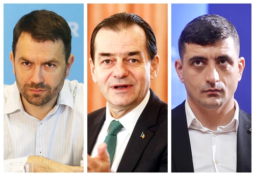 Cătălin Drulă, Ludovic Orban, George Simion (foto Mediafax Foto) jpg