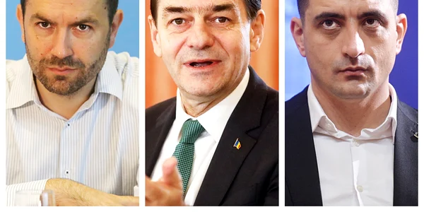 Cătălin Drulă, Ludovic Orban, George Simion (foto Mediafax Foto) jpg
