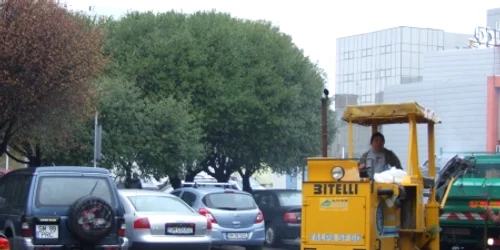 Satu Mare: Parcare de TIR-uri la Pasajul Fabricii