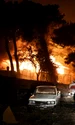 Incendiu Grecia langa Atena FOTO AFP