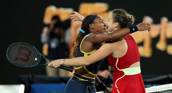 Coco Gauff s-a înclinat în fața bielorusei Aryna Sabalenka. Foto Getty images