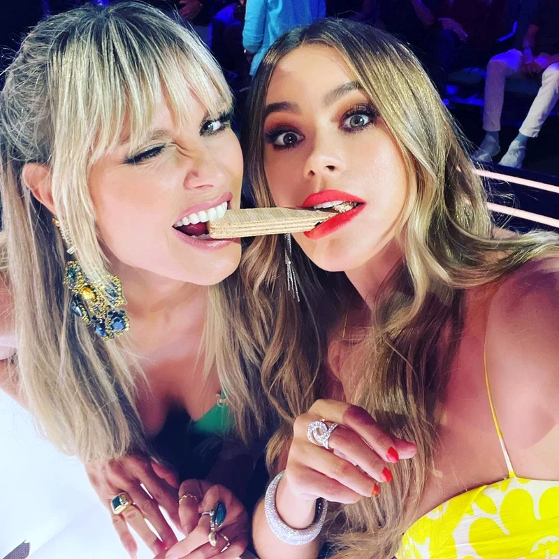 Sofia Vergara si Heidi Klum jpg