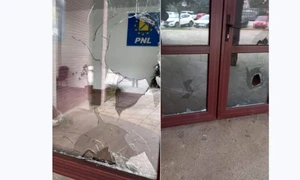 vandalism PNL Hunedoara foto FB Vetuţa Stănescu jpg