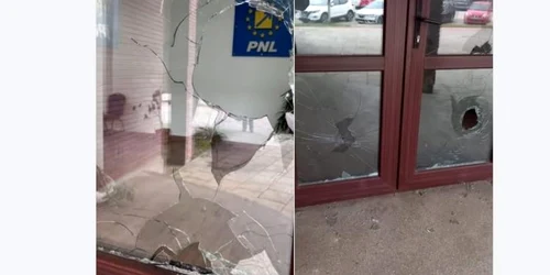vandalism PNL Hunedoara foto FB Vetuţa Stănescu jpg