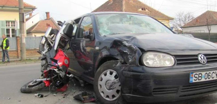 Accident motociclisti Calea Dumbravii