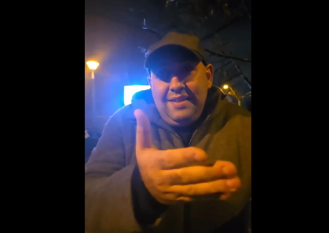 Vladimir Ciorbă,  declarații după expirarea măsurii reținerii. FOTO captură video Marian Ceaușescu