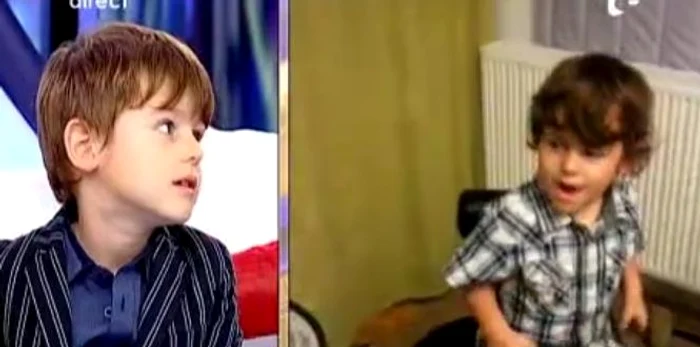 Davin are acelaşi interes pentru muzică precum tatăl şi bunicul său (captură Antena 1)