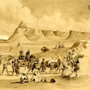 Schita a expeditiei din Maqdala, sursa British Museum jpg