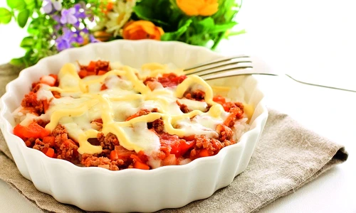 orez gratinat cu carne tocata jpeg