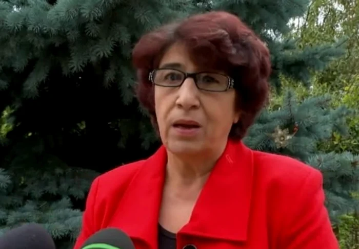 Smaranda Șimon, asistenta agresată FOTO: captură video