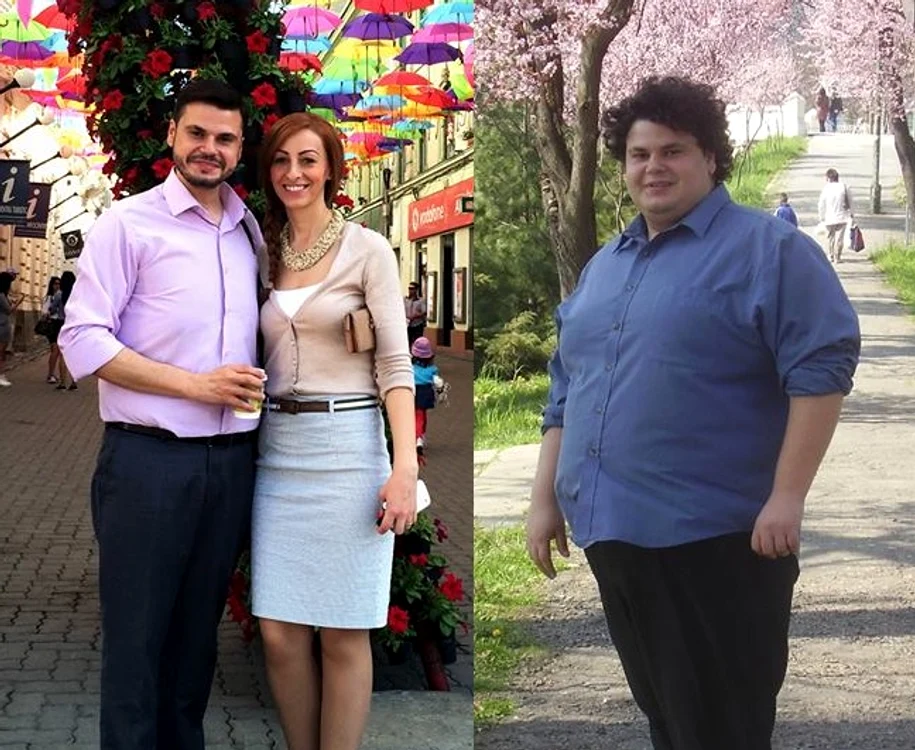 Tânărul timişorean, de nerecunoscut după ce a dat jos atâtea kilograme