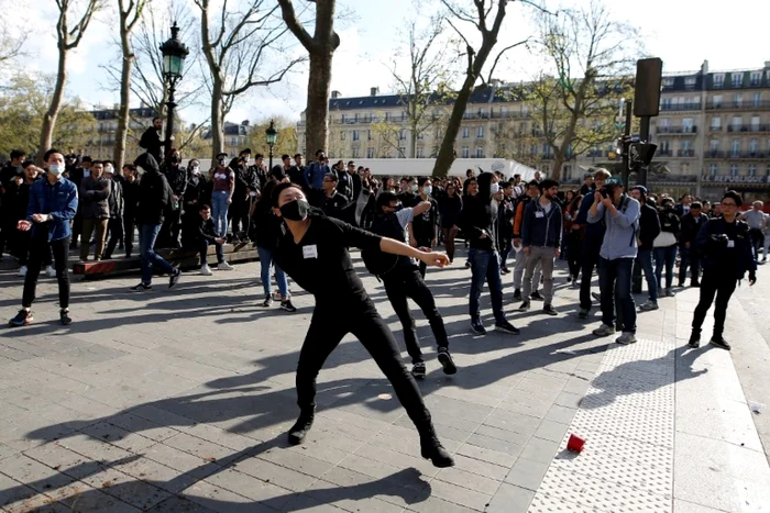 Protestele au degenerat în violenţe FOTO AFP