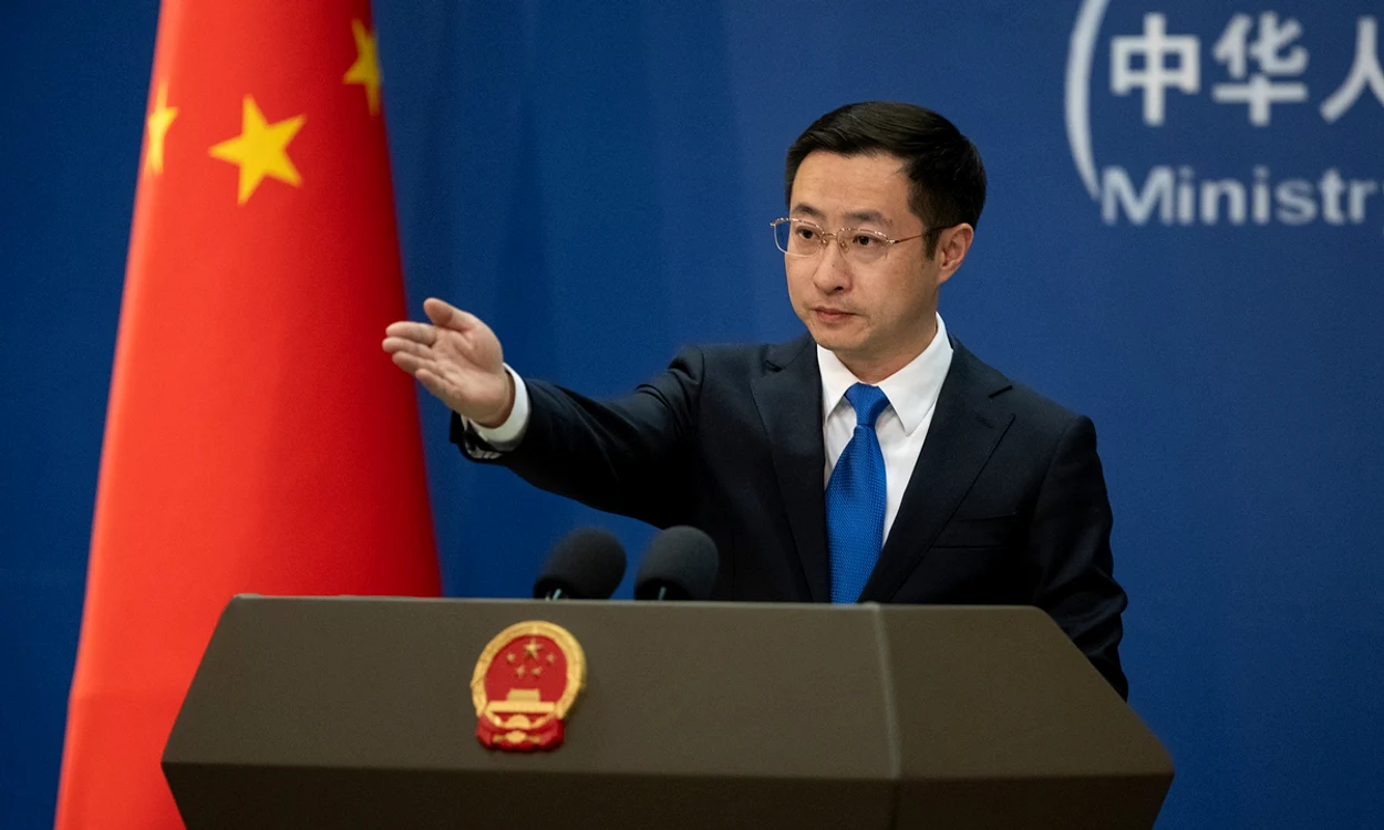 Purtătorul de cuvânt al Ministerului chinez de Externe. FOTO: X/@globaltimesnews