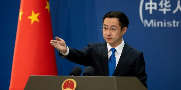 Purtătorul de cuvânt al Ministerului chinez de Externe, Lin Jian, FOTO X/@globaltimesnews
