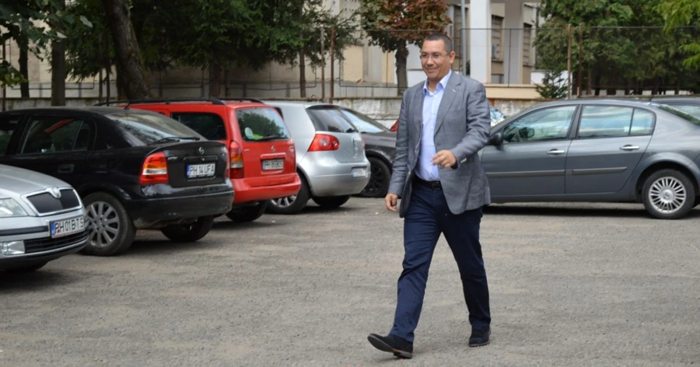 Victor Ponta la DNA Ploieşti FOTO: DANA MIHAI