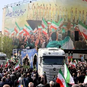 Funeralii pentru șeful securității și comandantul miliței Basij FOTO EPA EFE jpg