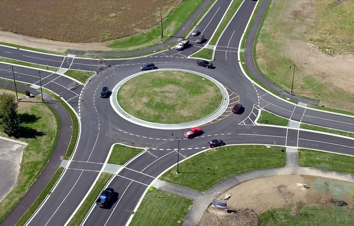 Intersecție. Foto: arhiva.