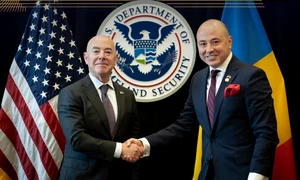 Alejandro Mayorkas intalnire cu ambasadorul României în Statele Unite, Andrei Muraru Foto Ambasada României in SUA jpg
