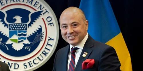 Alejandro Mayorkas intalnire cu ambasadorul României în Statele Unite, Andrei Muraru Foto Ambasada României in SUA jpg