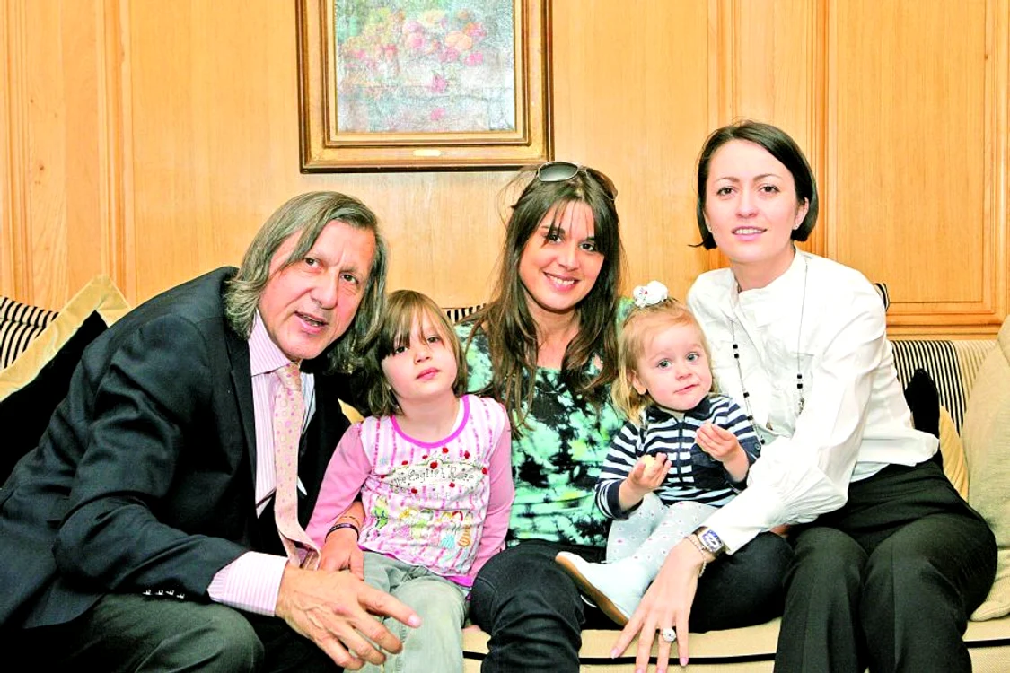 Ilie Năstase cu familia