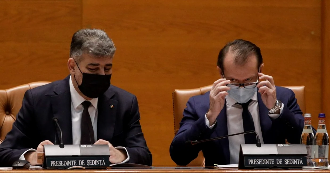 Marcel Ciolacu și Florin Cîțu Sursă foto: Profimedia