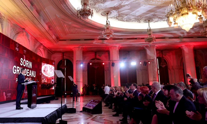 „Momentul adevărului“, eveniment organizat de Partidul Social Democrat, la Palatul Parlamentului, în București. FOTO Inquam Photos / Octav Ganea