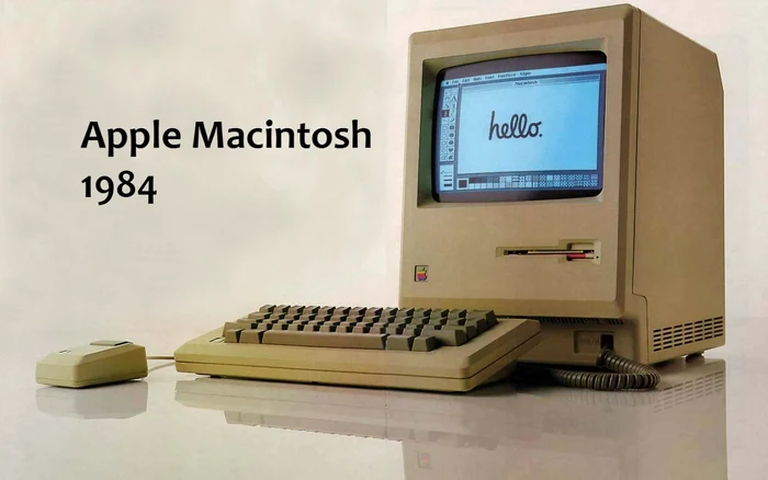 Macintosh din 1984 a popularizat mai mult mouse-ul.