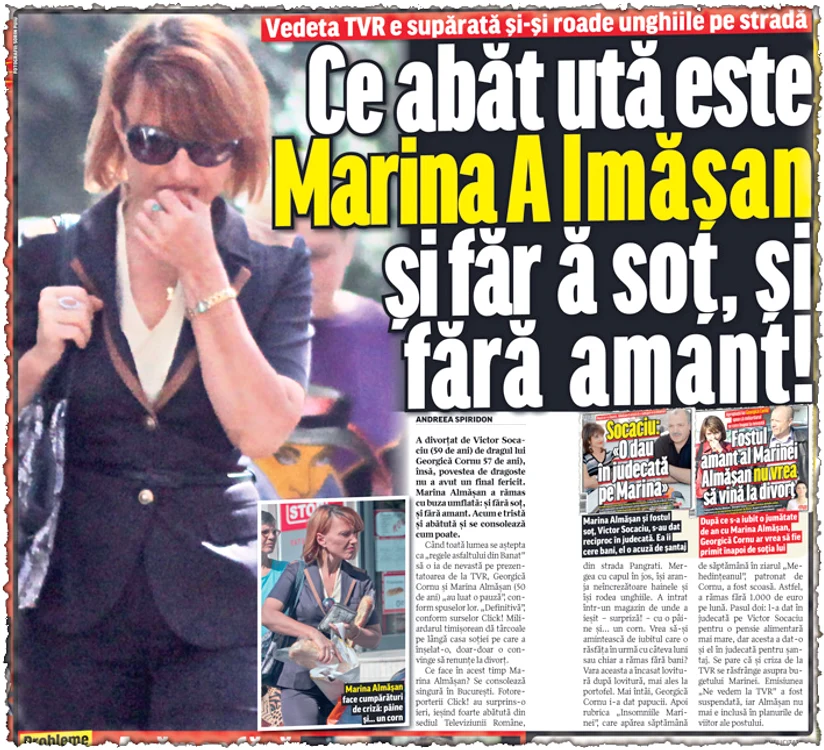 Marina Almăşan a rămas şi ea  fără emisiunea de la TVR