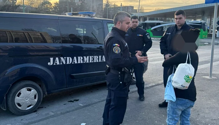 Femeia a fost identificată în zona gării fin Braşov. Foto IJJ Braşov