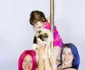 Leanna Parent de 3 ani urmează pasiunea mamei Lisa de 24 de ani şi a bunicii Julie Marois de 44 de ani FOTO Photoland/Caters News