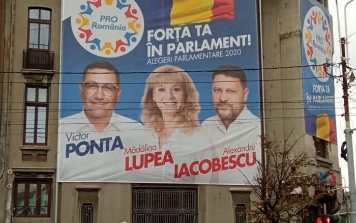 afis electoral alexandru iacobescu vicotr ponta pro romania