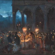 Slujba Invierii la Stavropoleos de Aman, Theodor Muzeul Municipiului Bucuresti jpeg