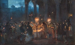 Slujba Invierii la Stavropoleos de Aman, Theodor Muzeul Municipiului Bucuresti jpeg